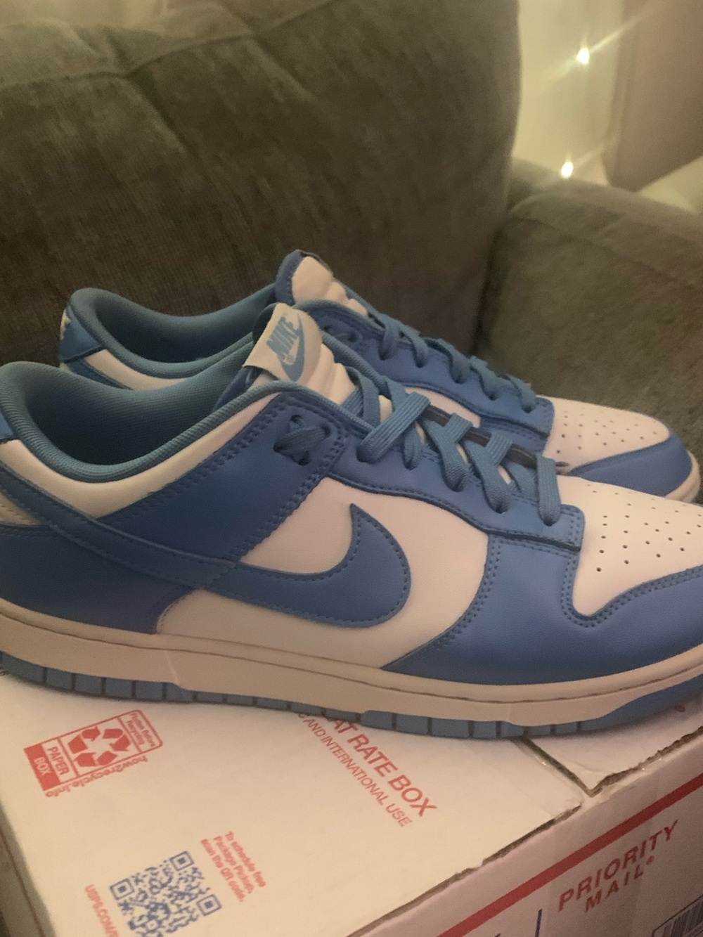 Nike Dunk low University blue or UNC